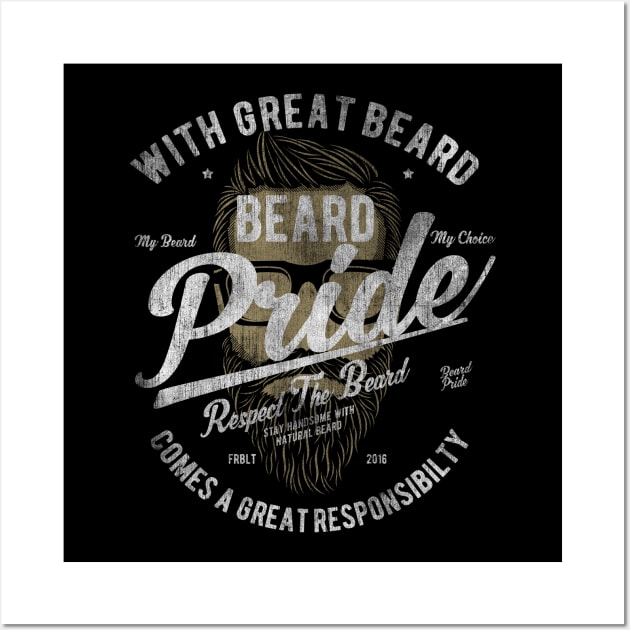 Beard Pride Wall Art by DesignedByFreaks